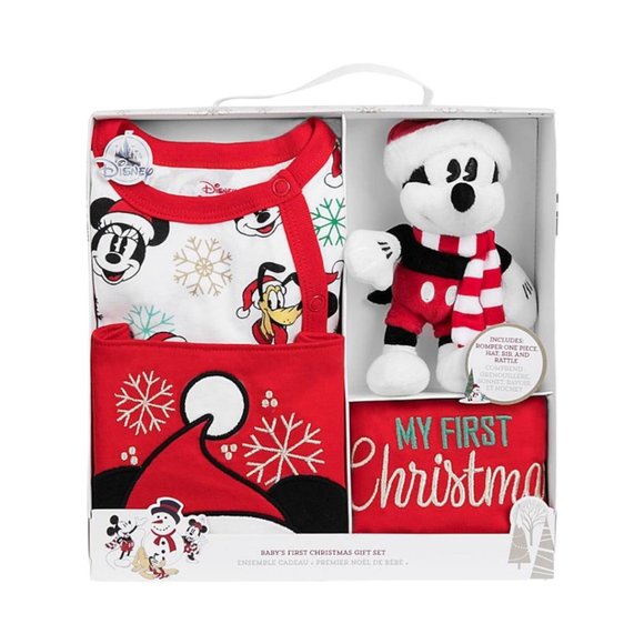 Disney Store Mickey Mouse and Friends My First Christmas Baby Gift Set 0-3M - Picture 11 of 11
